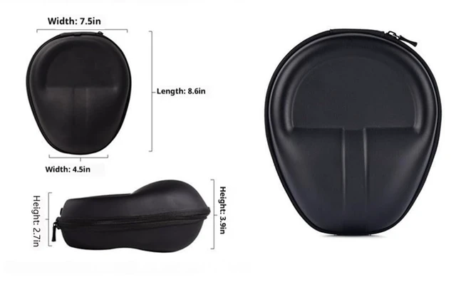 Alt view image 6 of 6 - Headphone Case Carrying Organizer Hard Headphones Storage Bag Pouch Compatible with Beats Studio Philips Bose Solo 3 Sony Bose QC JBL Sennheiser Skullcandy mPow Audio Technica Cowin JVC