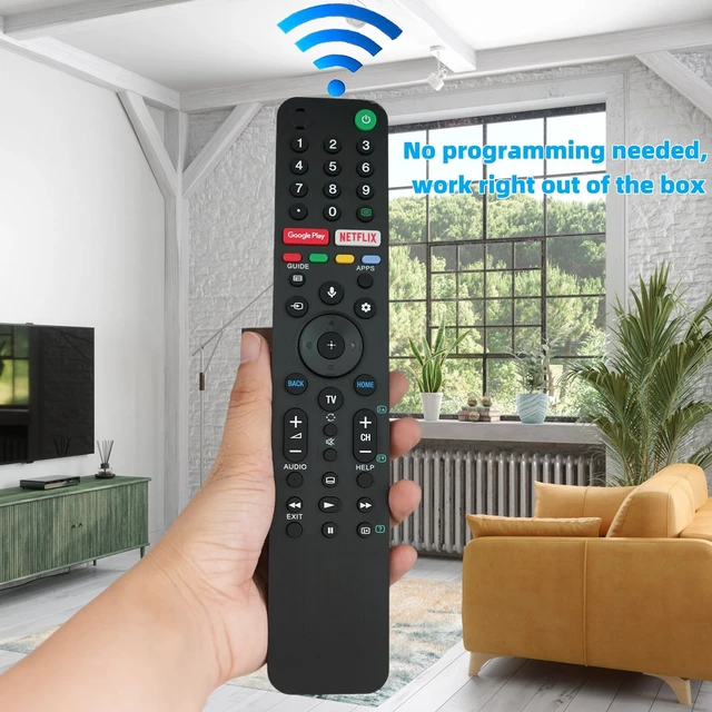 Alt view image 2 of 7 - Replacement Remote Control Compatible for Sony TV KD-75X75CH XBR-55X950G KD-65X750H XBR-65X90CH KD-65X75CH XBR-65X950G XBR-85X90CH XBR-75X90CH XBR-55X90CH