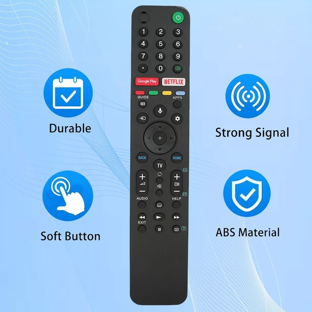 Alt view image 3 of 7 - Replacement Remote Control Compatible for Sony TV KD-75X75CH XBR-55X950G KD-65X750H XBR-65X90CH KD-65X75CH XBR-65X950G XBR-85X90CH XBR-75X90CH XBR-55X90CH