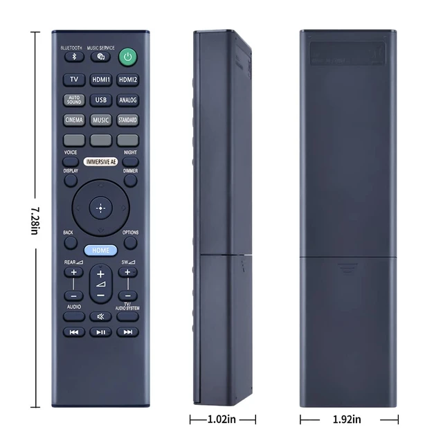 Alt view image 2 of 3 - RMT-AH509U Remote Replacement for Sony Soundbar HT-A7000 HTA7000 No Programming, Stable Signal, Fast Response