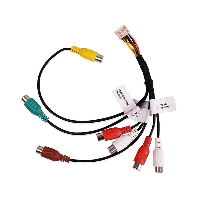 Alt view image 6 of 7 - XT-91918-L4 12Pin AV RCA Harness,with Mark Plug and Play Fit for Pioneer AVH240EX AVH241EX DMH130BT DMH240EX DMH241EX DMH340EX DMH341EX DMH342EX Models Car Stereo Radio