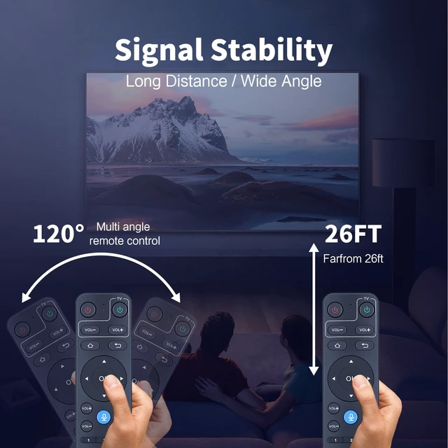 Alt view image 5 of 5 - Replacement Remote for StreamX/XCCTI S5 MAX/X1 Pro Android TV Box Easy pairing,Responsive control