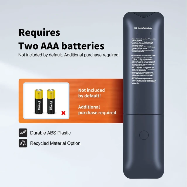 Alt view image 4 of 5 - Replacement Remote for StreamX/XCCTI S5 MAX/X1 Pro Android TV Box Easy pairing,Responsive control