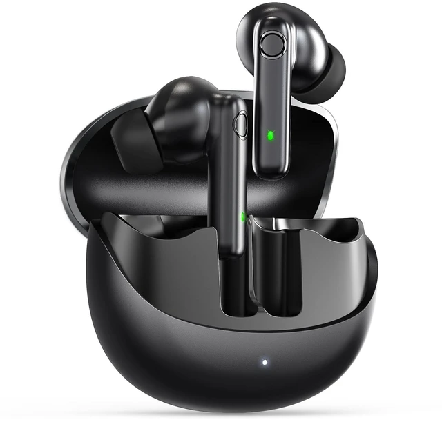 Main image of Wireless Earbuds, Hi-Fi Stereo Sound Bluetooth Earbuds with 6-Mic ENC for Clear Calls, IPX7 Waterproof Sport, 40H Playtime with Fast Charging Case, Ergonomic Design for All-Day Comfort