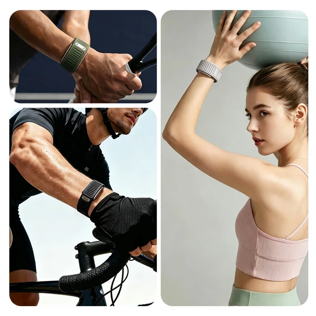 Alt view image 7 of 7 - Nylon sport band compatible with whoop 5.0/MG Navigator Replacement Band, Heavy-Duty Rugged Nylon Velcro Strap, Abrasion & Weather Resistant, Secure Fit for Sport & Daily Wear