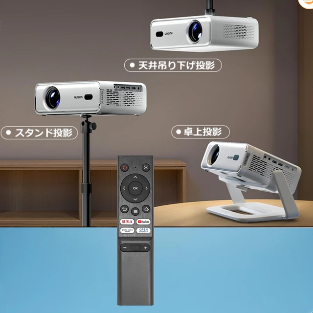 Alt view image 5 of 7 - Remote Control Compatible with Aurzen EAZZE D1 D001 Portable Projector 1-Pack,Precise Control,Quick Button Response,and Long-Llasting Durability,by