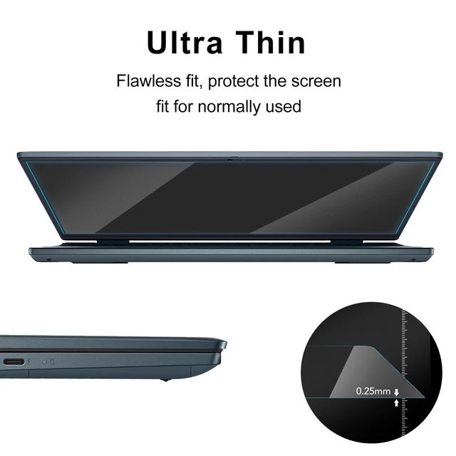 Alt view image 5 of 7 - 15.6-inch 16:9 Universal Laptop Screen Protector with Tempered Glass For HP/Dell/Acer/ASUS/Samsung/Lenovo/MSI/Toshiba/LG/Razer Blade, Bubble Free,Anti Scratch Anti-Fingerprint