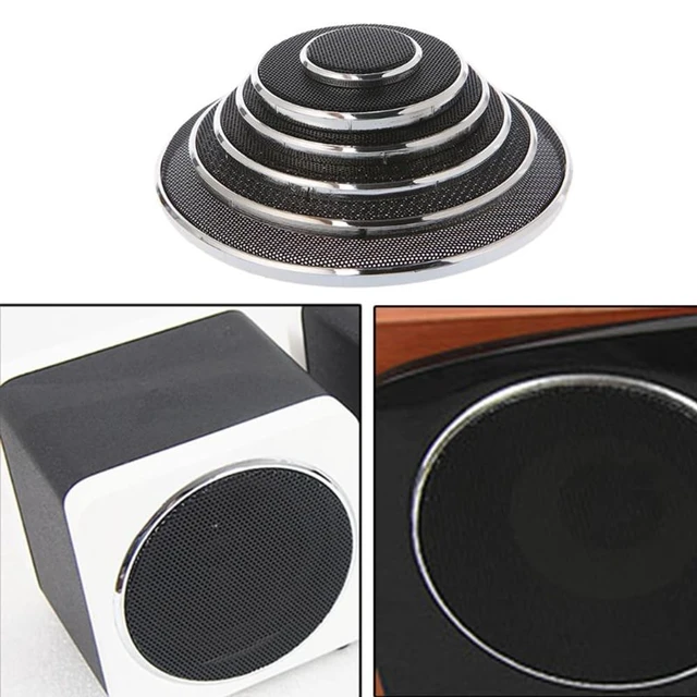 Alt view image 4 of 7 - 2PCS 5" Speaker Grill Covers, Round Speaker Grill Protective Cover Guard Protector, Speaker Decorative Circle,Car Speaker Subwoofer Horn Cover (5 inch)