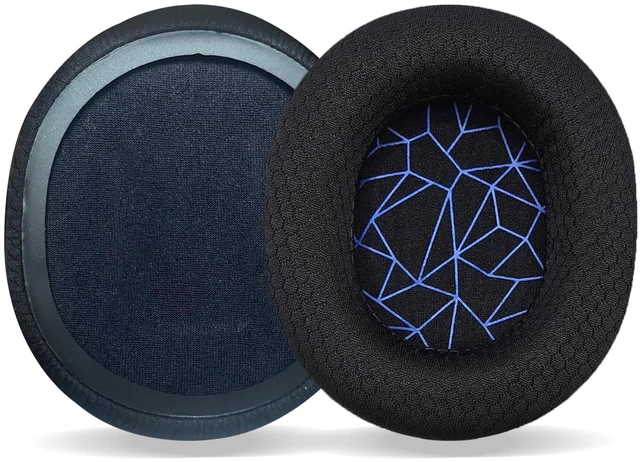 Main image of Replacement Earpads for SteelSeries Arctis 3/Arctis 5/Arctis 7 Arctis 9/Arctis 1/Arctis pro Lossless Wireless Headphone,Ear Pads Cushions with Noise Isolation Memory Foam-Black+Blue