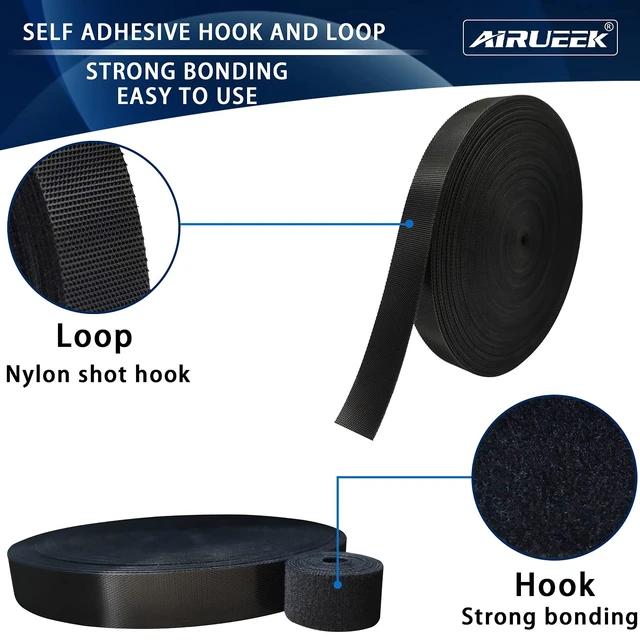 Alt view image 3 of 7 - Cable Straps 65.6 ft x 0.78 in hook and loop tape, Free Cut Length Reusable Cable Ties for Cord Management and Wire Organizer