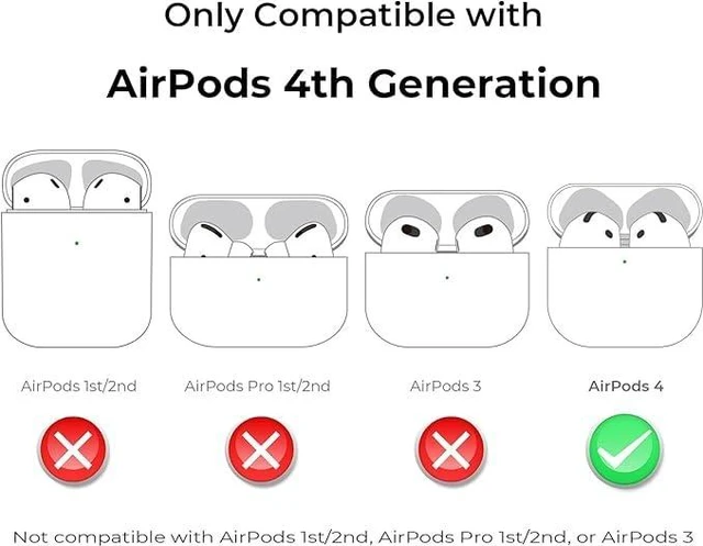 Alt view image 2 of 6 - for AirPods 4 Case, Cute 3D Ginger Cat Silicone Shockproof Cover with Carabiner Compatible with AirPods 4th (2024) (Gray)