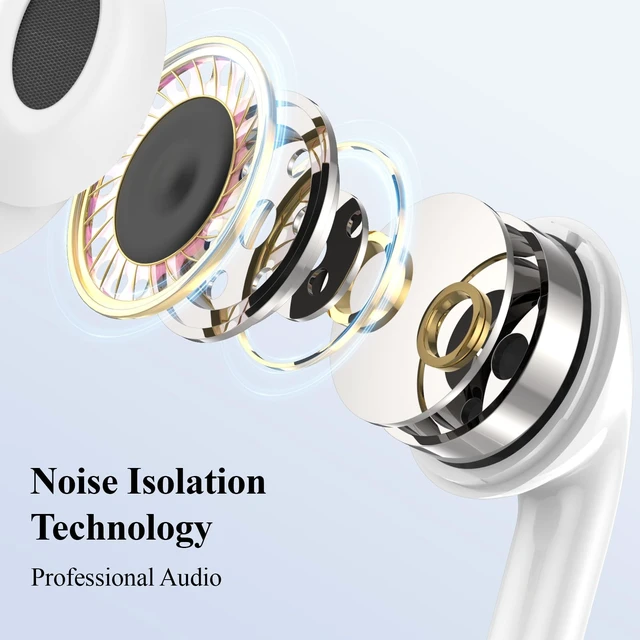 Alt view image 3 of 7 - USB Earbuds for PC Laptop Computer with Mic Wired Headphones 7.5FT White USB A Headset with Microphone Audio Control Noise Isolating Earphones for Dell for HP Surface Switch Office Zoom Working
