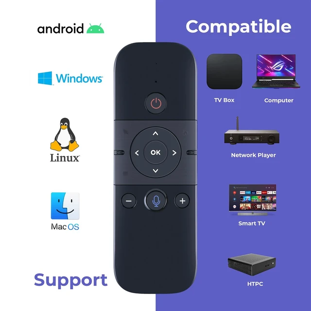 Alt view image 5 of 5 - Replace Remote for M8 Air Mouse Wireless Keyboard 2.4G Universal TV Easy pairing,Responsive control
