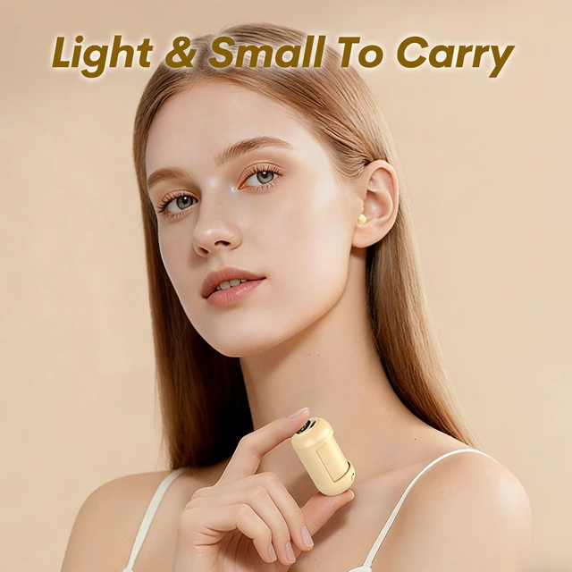 Alt view image 2 of 7 - Skin Tone Invisible Earbuds Tiny Discreet Hidden In Ear Earbuds for Work Mini Wireless Headphones Headset Bluetooth for Small Ears Side Sleepers Comfortable Earphones for Women Sleeping on Side
