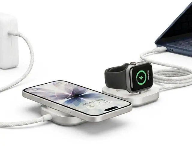 Main image of Charging Cable Pro 3 | The Only Cable that Charges MacBook 140W + iPhone MagSafe Qi2 Wireless 15W + Apple Watch Fast Charge | MFi Certified | Power Adapter Not Included | 4.9 ft | White