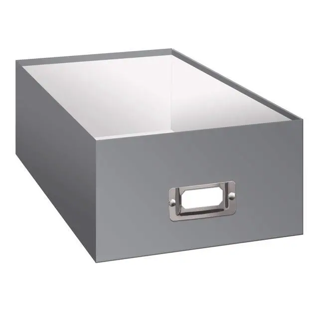 Alt view image 4 of 4 - Photo Storage Box, Gray