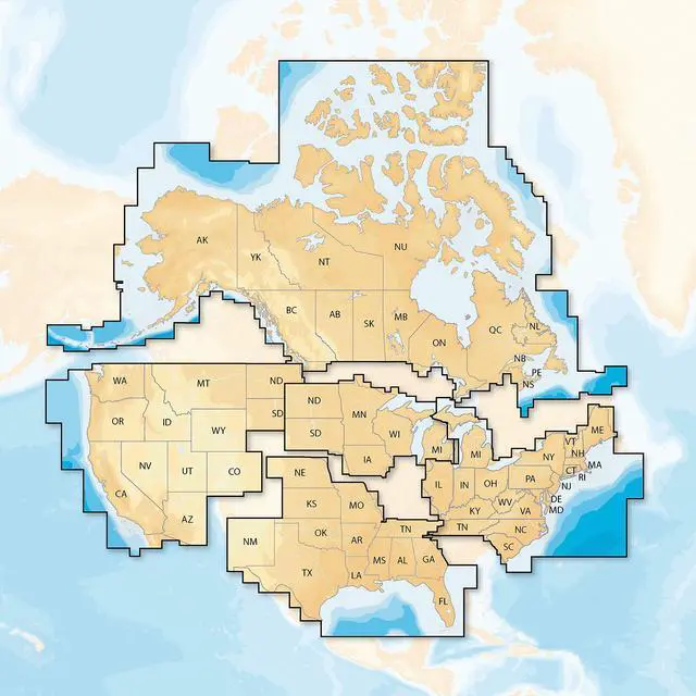 Alt view image 3 of 3 - Plus Regions North Lake Charts on SD/MSD,Black