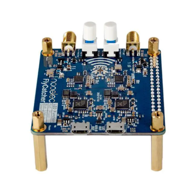 Alt view image 2 of 6 - Flycatcher - High Performance Dual-Channel RTL-SDR Raspberry Pi HAT for Flight Tracking & Aviation Monitoring. ADS-B 1090MHz and UAT 978MHz Software Defined Radio w/Local & Remote LNA Bypass
