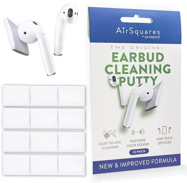 Main image of Cleaner Kit for Airpods by | the Original Earbud Cleaning Putty Compatible with Airpods & Earbuds, Remove Wax, Dirt & Gunk from Tech Devices, As Seen on NBC's Today Show (12 Pack) | Compatible with Ai
