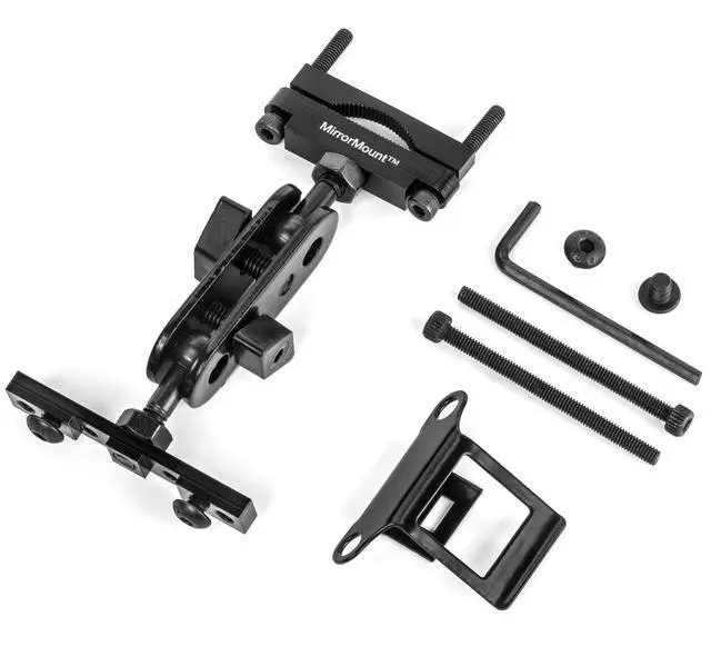 Alt view image 3 of 3 - Mirror Mount Bracket for Uniden Radar Detectors - DFR R1 R3 R4 R7 R8 Extreme (4001009)