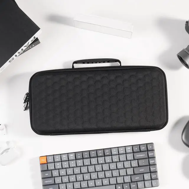 Alt view image 5 of 6 - Carrying Case for K3 / K3 Pro / K3 Max / S1 Black EVA Hard Shell Canvas Bag with Comfortable Handle for Travel & Storage