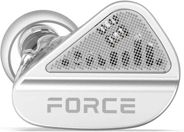 Main image of xEffect Audio Force 2DD Audiophile Single-Crystal Copper Wired IEM | EFFECT AUDIO Co-Developed Cable, Open-Back Cavity, Patented Air Release Vent, Lightweight, 3.5/4.4mm/Type C, Support APP