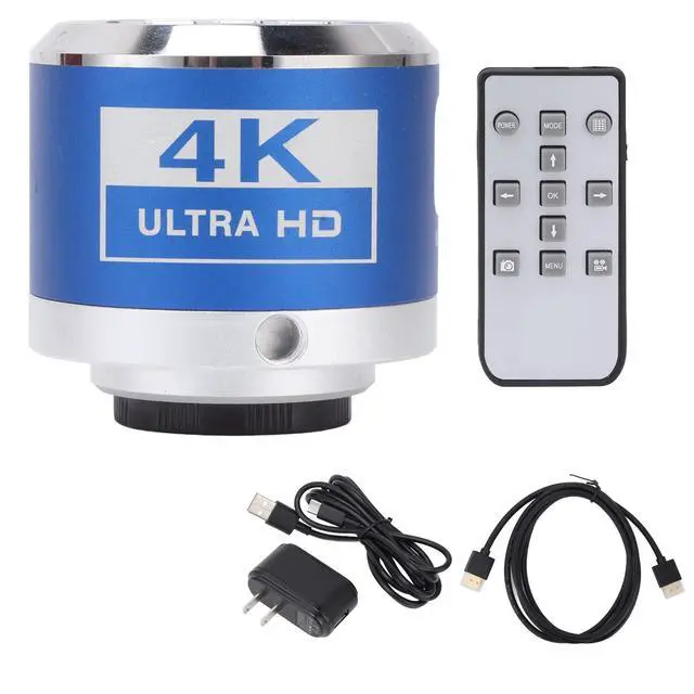 Alt view image 4 of 6 - Digital Microscope Camera, 4K HDMI Camera with Remote Control for Photo, Video, Lab, Industry Use