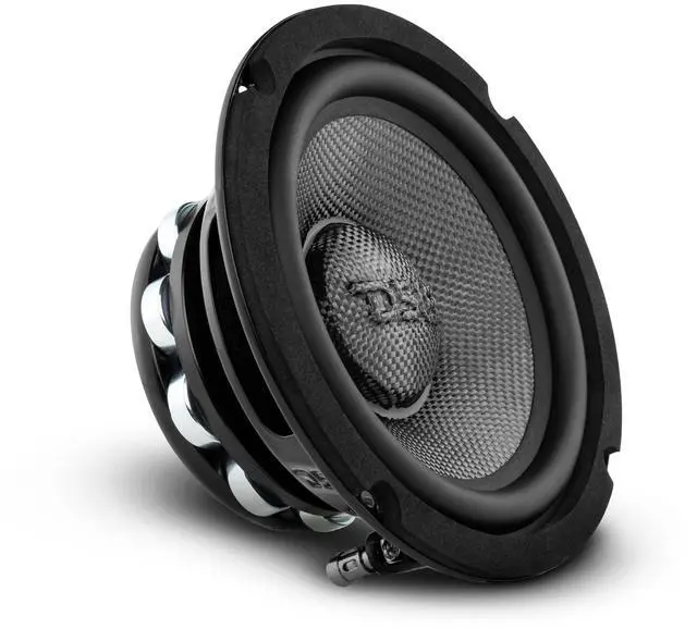 Main image of PRO-CF6.4NR 6.5 Inches Water Resistant Loudspeaker - Mid-Bass Carbon Fiber Cone and Neodymium Rings Magnet 500 Watts 4-Ohms - Ideal for Motorcycle & Motorsports (1 Speaker)
