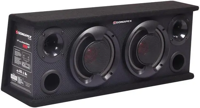 Main image of Subwoofer Enclosure,Car Speaker,Workshop Cabinet Speakers 6.5"Tweeters | Speaker System Full Range,400W Max,4 Ohm,Wide Frequency Response,Enhanced Bass,Coaxial,Car Stereo System