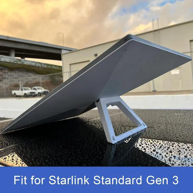 Alt view image 6 of 6 - Starlink Gen 3 Tripod Stand, Adjustable Heavy-Duty Mount | Supports Gen 3/V4 and Standard Kickstand Dish, Height Adjustable from 2 to 4.5 Feet, Comes with Slide-In Pipe Adapter