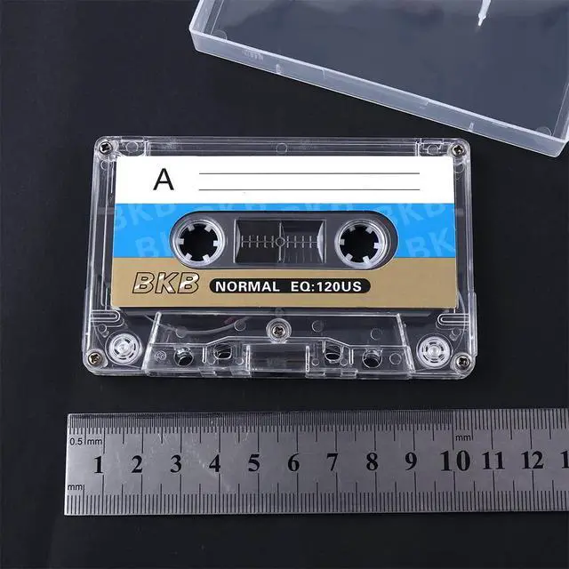 Alt view image 2 of 6 - 10Pcs Blank Cassette Tape 60 Mins Blank Tape Magnetic Audio Tape Recording Player for Speech Music Recording Standard Cassette