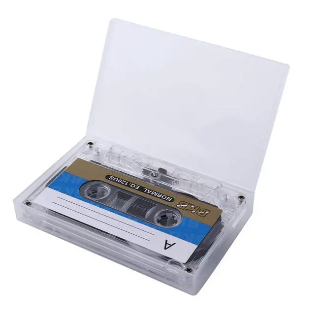 Alt view image 4 of 6 - 10Pcs Blank Cassette Tape 60 Mins Blank Tape Magnetic Audio Tape Recording Player for Speech Music Recording Standard Cassette
