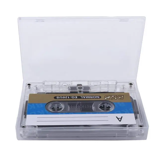 Alt view image 6 of 6 - 10Pcs Blank Cassette Tape 60 Mins Blank Tape Magnetic Audio Tape Recording Player for Speech Music Recording Standard Cassette