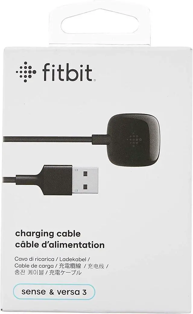 Alt view image 6 of 6 - Smartwatch Charging Cable for Sense 2, Sense, Versa 4 and Versa 3, Official Product, Black