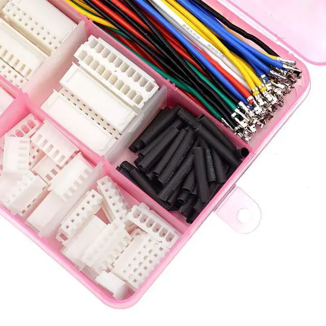 Alt view image 5 of 6 - XH 2.54mm Connector Kit with pre-Crimped Cable Wire 2/3/4/5/6/7/8/9/10 Pin Housing JST Adapter Cable Compatible with JST-XH Connector
