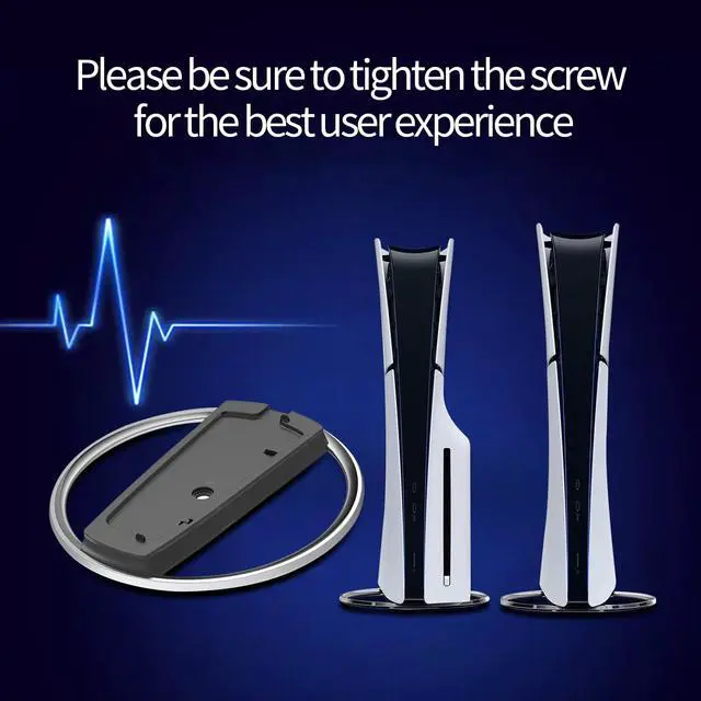 Alt view image 4 of 5 - Vertical Stand for PS 5 Consoles - PS 5 Pro Slim Holder Base Accessories