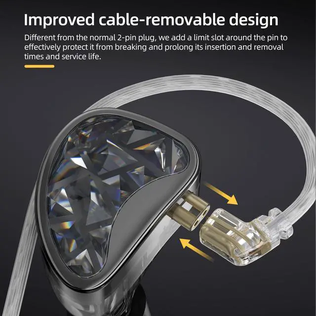 Alt view image 6 of 6 - AS24 12BA IEM - Tunable in-Ear Monitor for Musicians | Open soundstage, HiFi sound separation, powerful bass, detailed treble, for stage/studio/audiophile