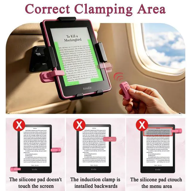 Alt view image 4 of 6 - Remote Control Page Turner Ring for Kindle Paperwhite Oasis Scribe Kobo | Page Turner for iPad iPhone Android Tablets E-Readers,Kindle Accessories for Thick Cases,Camera Video Record Remote Raspberry