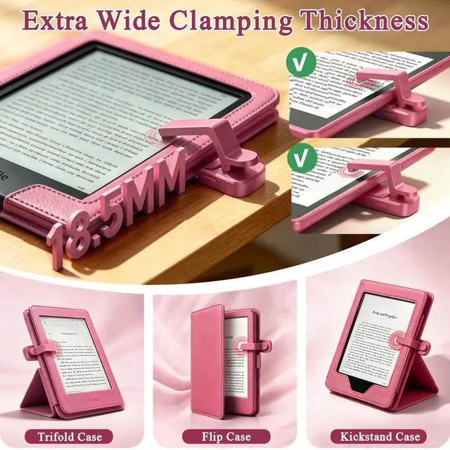 Alt view image 5 of 6 - Remote Control Page Turner Ring for Kindle Paperwhite Oasis Scribe Kobo | Page Turner for iPad iPhone Android Tablets E-Readers,Kindle Accessories for Thick Cases,Camera Video Record Remote Raspberry