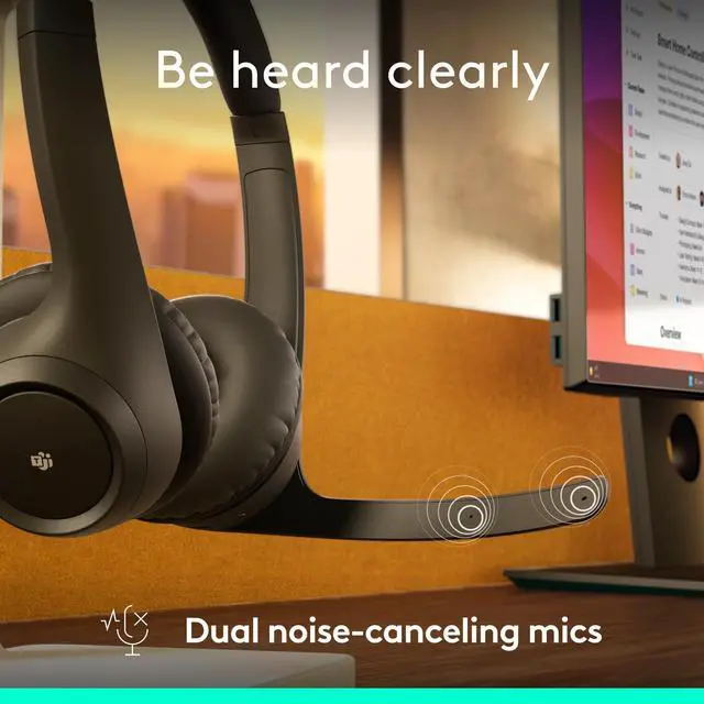 Alt view image 3 of 6 - Zone 305 for Business Wireless Bluetooth Headset- Native Bluetooth | Native Bluetooth, for Microsoft Teams, compatible with Windows, Mac, Chrome, Linux, iOS, iPadOS, Android