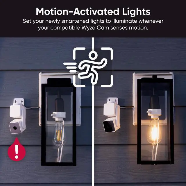 Alt view image 4 of 6 - Lamp Socket v2 Power Adapter for Cam v3/v3 Pro/ v4/OG/Pan v3/Pan v4(Camera Sold Separately)