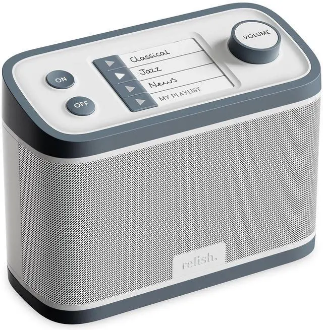 Main image of Simple Portable FM Radio and MP3 Music Player for Seniors, Elderly or Visually Impaired Large Buttons, Simple Design, Easy to Use