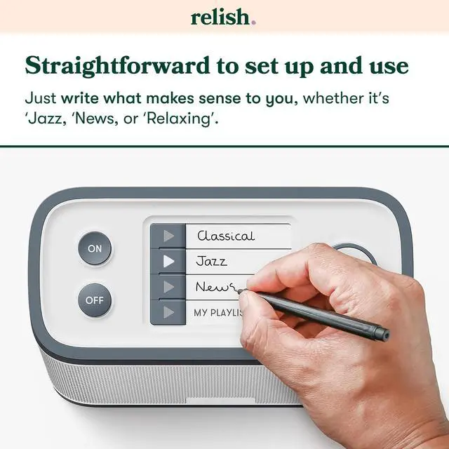 Alt view image 5 of 6 - Simple Portable FM Radio and MP3 Music Player for Seniors, Elderly or Visually Impaired Large Buttons, Simple Design, Easy to Use