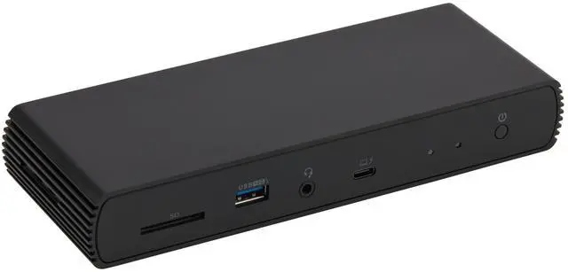 Main image of Thunderbolt 4 Pro Docking Station, Dual 4K Monitor Support, 8K Display, 2xTBT4, 1xHDMI2.1, 3xUSB A 3.1, RJ45 Ethernet, Black, 7.86 x 2.95 x 1.23 inches