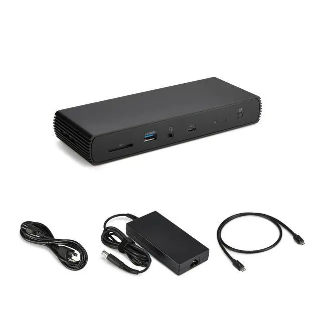 Alt view image 6 of 6 - Thunderbolt 4 Pro Docking Station, Dual 4K Monitor Support, 8K Display, 2xTBT4, 1xHDMI2.1, 3xUSB A 3.1, RJ45 Ethernet, Black, 7.86 x 2.95 x 1.23 inches