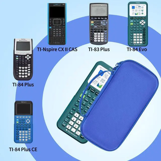 Alt view image 3 of 6 - Case for Texas TI-84 Plus CE/TI-84 EVO Graphing Calculator | Fits for TI-84 Plus CE/TI-84 EVO/TI-84 Plus/84Evo/TI-Nspire CX II CAS/TI-Nspire CX II/TI-83 Plus Calculator