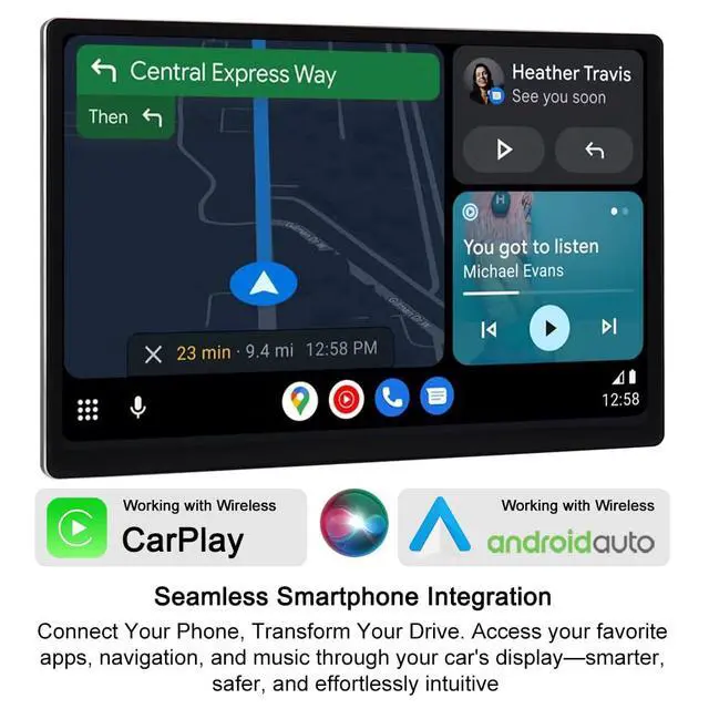 Alt view image 4 of 6 - 13.1 inches Car Stereo for Dodge Ram 1500 2500 Pickup 2013-2018 Manual AC | Android 15, 8Core 4+64GB, Wireless CarPlay Android Auto, 2K 1920x1200 Touchscreen, GPS Navigation Head Unit with Camera