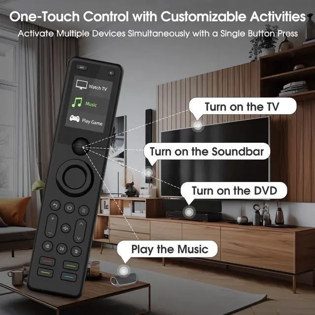 Alt view image 2 of 6 - X1S Universal Remote with Powerful Hub & Customize APP | Universal Remote Control with One Touch Activities, All-in-one Smart Universal Remote Works with Alexa Google Assistant