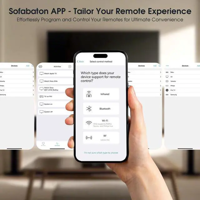Alt view image 3 of 6 - X1S Universal Remote with Powerful Hub & Customize APP | Universal Remote Control with One Touch Activities, All-in-one Smart Universal Remote Works with Alexa Google Assistant