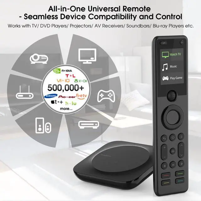 Alt view image 4 of 6 - X1S Universal Remote with Powerful Hub & Customize APP | Universal Remote Control with One Touch Activities, All-in-one Smart Universal Remote Works with Alexa Google Assistant